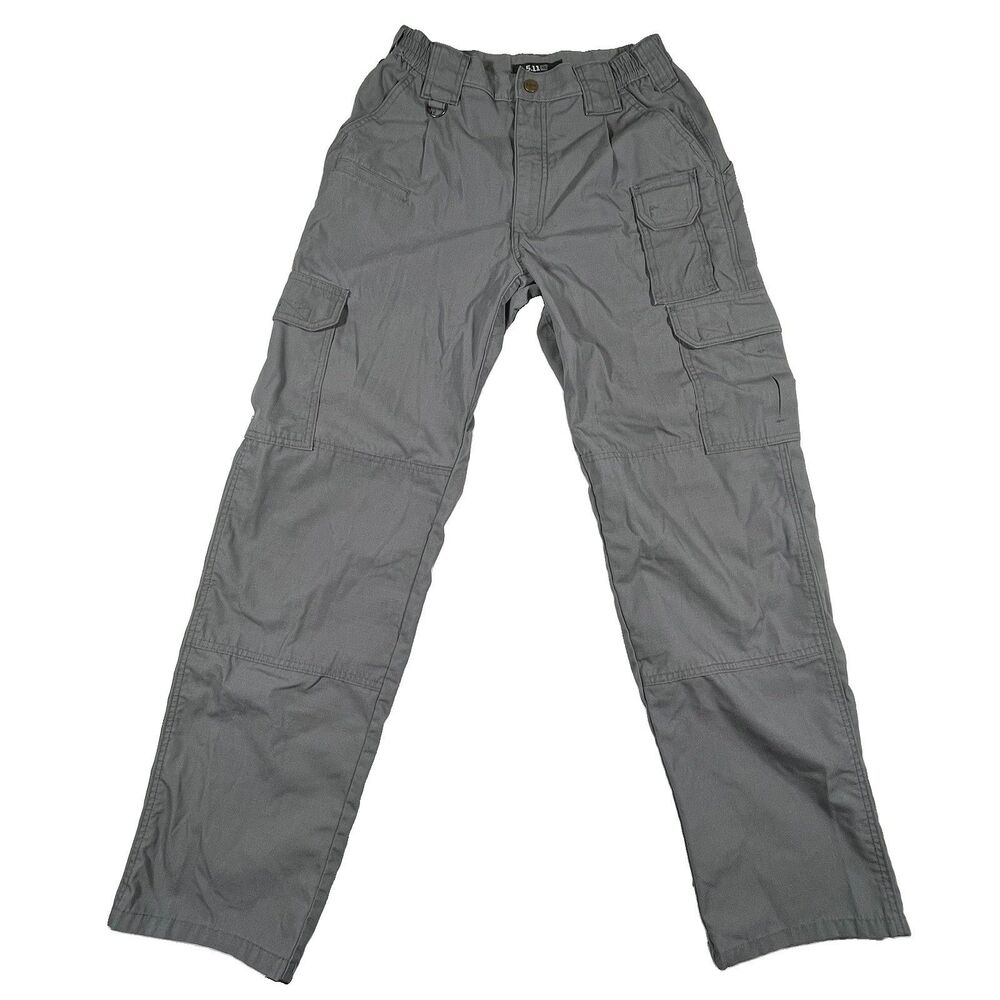 5.11 Tactical Women’s Gray Ripstop Cargo Pants Elastic Waist 28x30